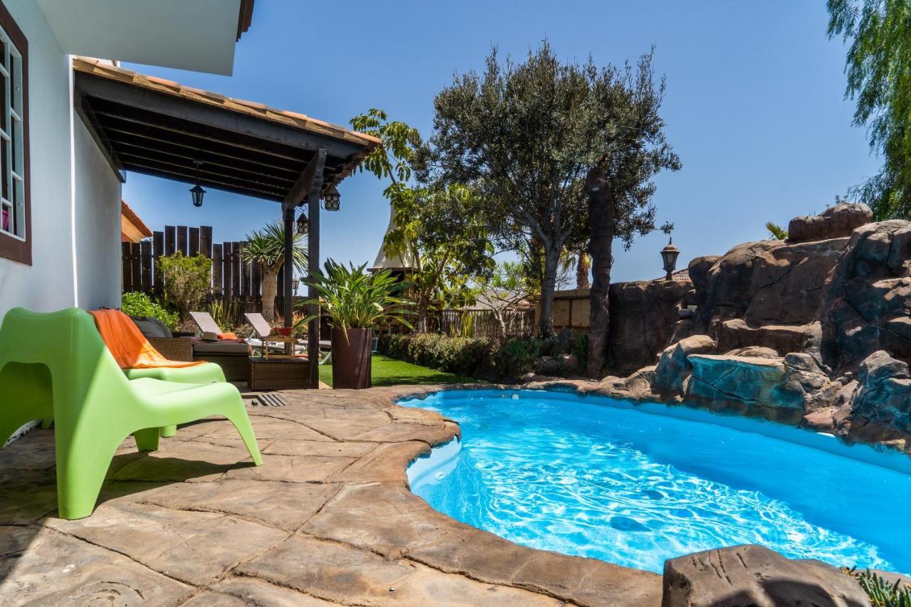 Deluxe Villa Bella Vita Air Con & Heated Pool, Tenerife South Chayofa Luaran gambar