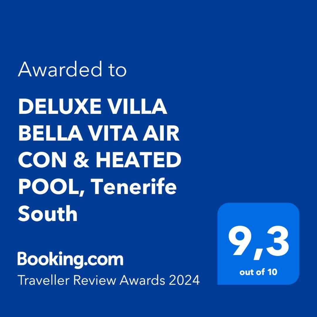 Deluxe Villa Bella Vita Air Con & Heated Pool, Tenerife South Chayofa Luaran gambar